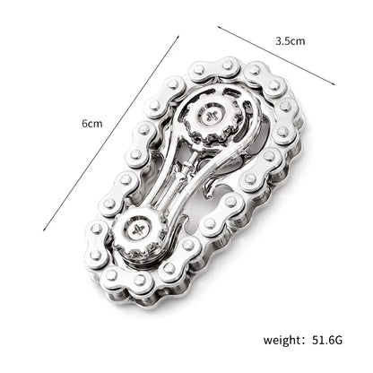 Motorcycle Chain & Sprocket Fidget Spinner