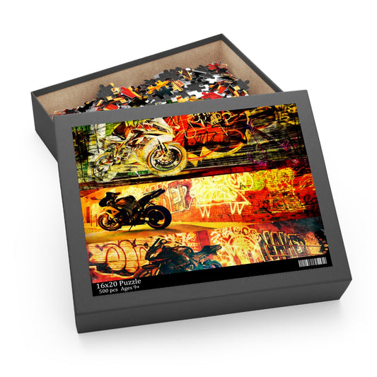 Puzzle (500-Piece) Printify by The Night Shift Automotive Apparel