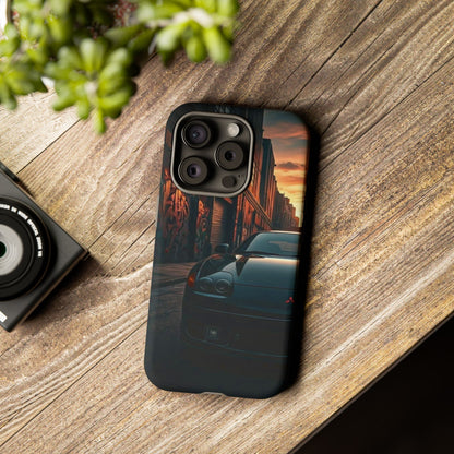 Mitsubishi 3000GT VR4 Street Life-Dual Layer Ultra Tough Phone Case iPhone 15 Pro Matte Printify by The Night Shift Automotive Apparel