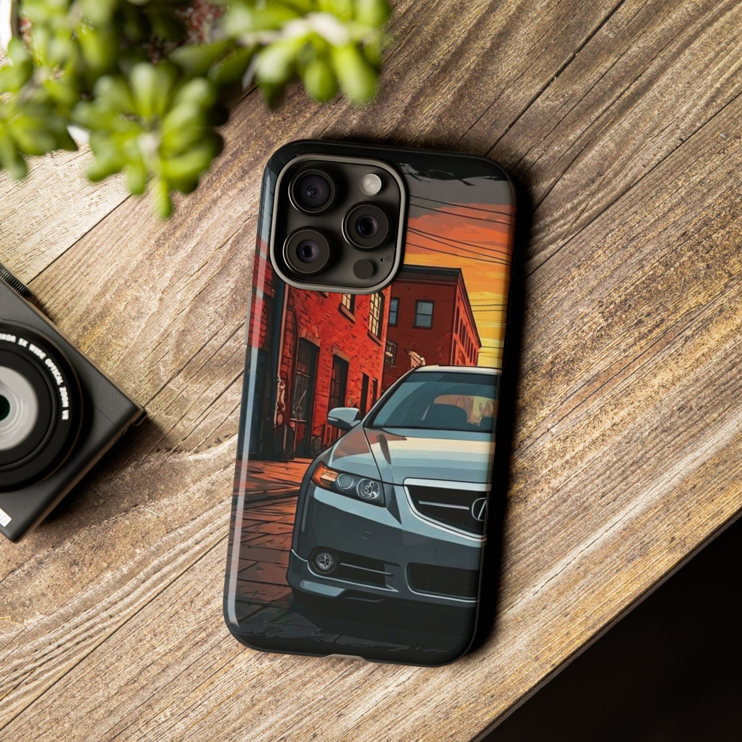 Acura TL Street Life-Dual Layer Ultra Tough Phone Case iPhone 15 Pro Max Glossy Printify by The Night Shift Automotive Apparel