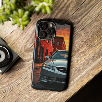 Acura TL Street Life-Dual Layer Ultra Tough Phone Case iPhone 15 Pro Max Glossy Printify by The Night Shift Automotive Apparel