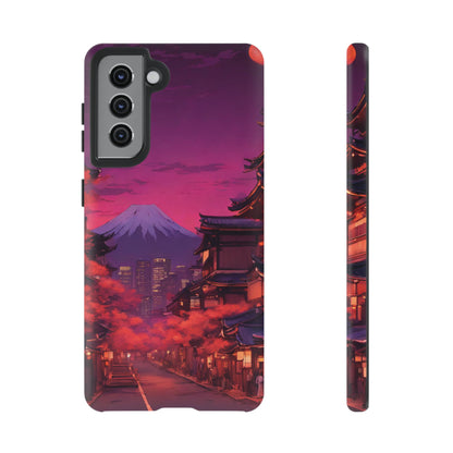 Traditional Japanese Village Countryside-Dual Layer Ultra Tough Phone Case Samsung Galaxy S21 Matte Printify by The Night Shift Automotive Apparel