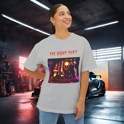 M20B30 Synthwave-Premium, Ultra Soft Unisex Oversized Boxy Tee Printify by The Night Shift Automotive Apparel