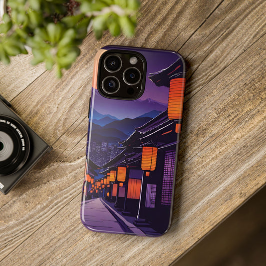Traditional Japanese Village Countryside-Dual Layer Ultra Tough Phone Case iPhone 16 Pro Max Glossy Printify by The Night Shift Automotive Apparel