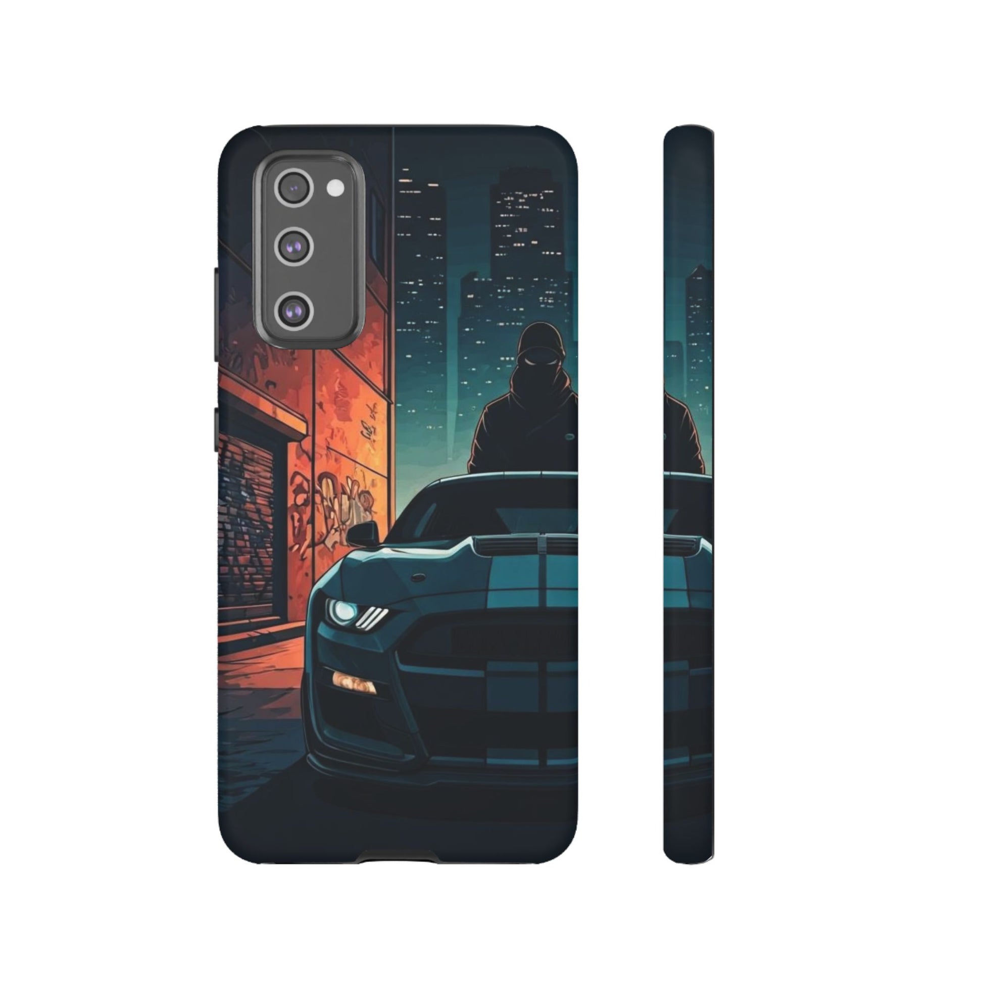 Ford Mustang Shelby GT350 Street Life-Dual Layer Ultra Tough Phone Case Printify by The Night Shift Automotive Apparel