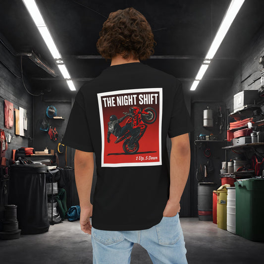 1 Up, 5 Down-Premium, Ultra Soft Unisex Oversized Boxy Tee
