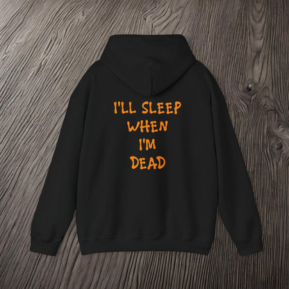 Eat, Drift, Fix, Repeat. I'll Sleep When I'm Dead-Ultra Soft, Premium Hoodie Printify by The Night Shift Automotive Apparel