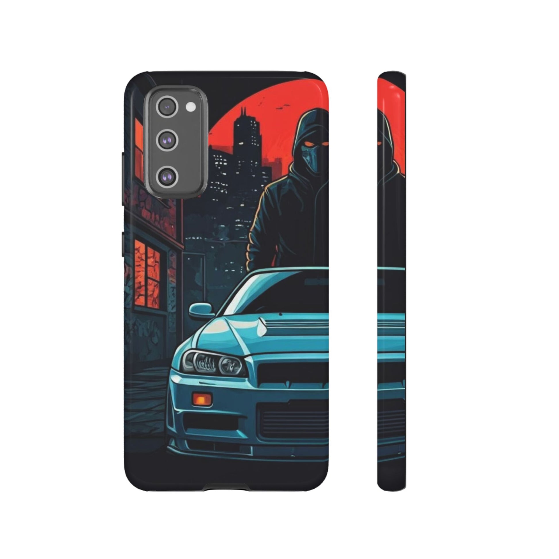 Nissan Skyline R34 Street Life-Dual Layer Ultra Tough Phone Case Printify by The Night Shift Automotive Apparel