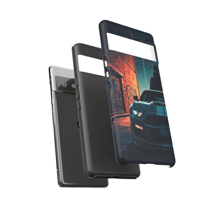 Ford Mustang Shelby GT350 Street Life-Dual Layer Ultra Tough Phone Case Printify by The Night Shift Automotive Apparel