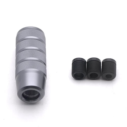Aluminum Knurled Shift Knob Titanium The Night Shift Performance Street Gear by The Night Shift Automotive Apparel