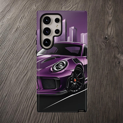 Porsche 911 GT3 RS-Dual Layer Ultra Tough Phone Case Samsung Galaxy S24 Ultra Glossy Printify by The Night Shift Automotive Apparel