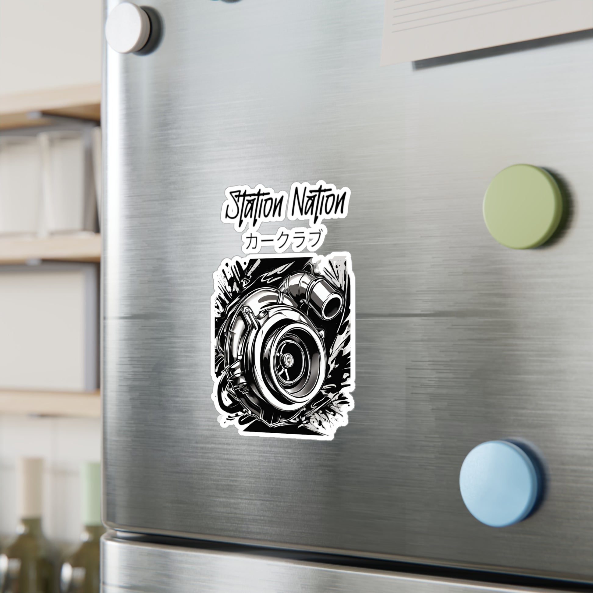 Kiss-Cut Vinyl Decals Printify by The Night Shift Automotive Apparel