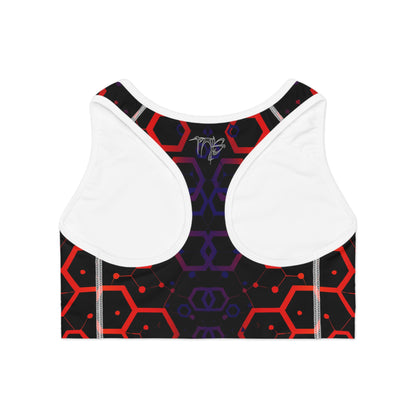 Women's Sports Bra Printify by The Night Shift Automotive Apparel