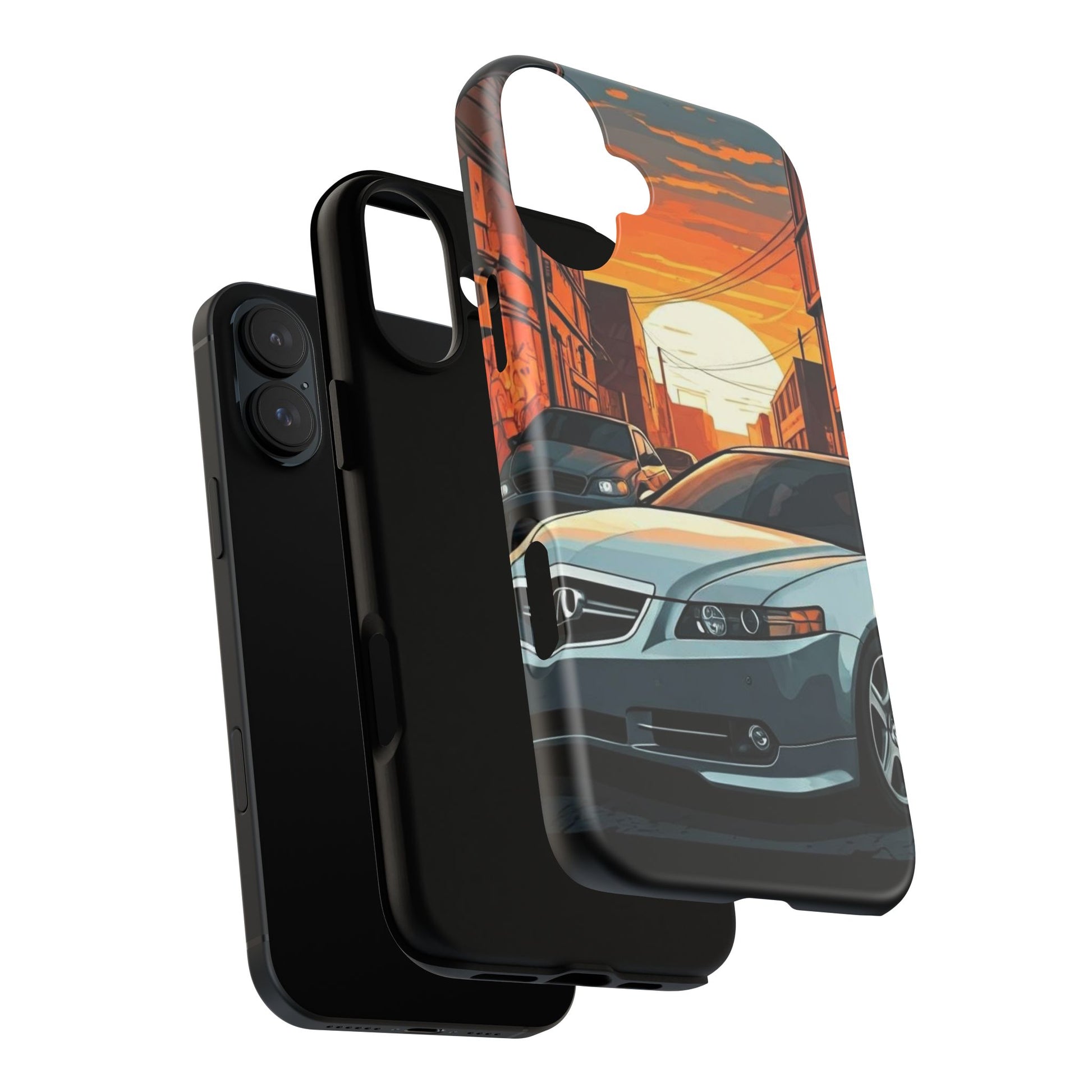 Acura TL Street Life-Dual Layer Ultra Tough Phone Case Printify by The Night Shift Automotive Apparel
