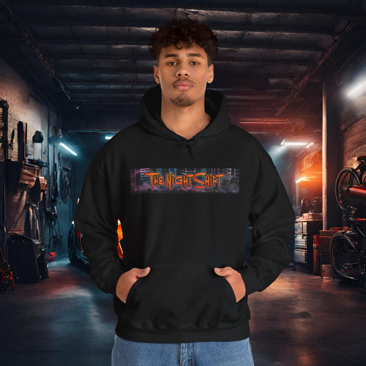 The Night Shift-Ultra Soft, Premium Hoodie Black Printify by The Night Shift Automotive Apparel