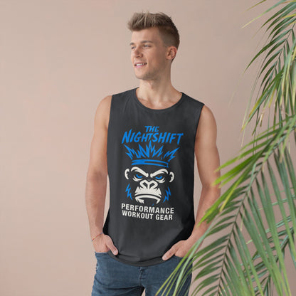 King Of The Gym - Premium Unisex Barnard Tank Top Printify by The Night Shift Automotive Apparel