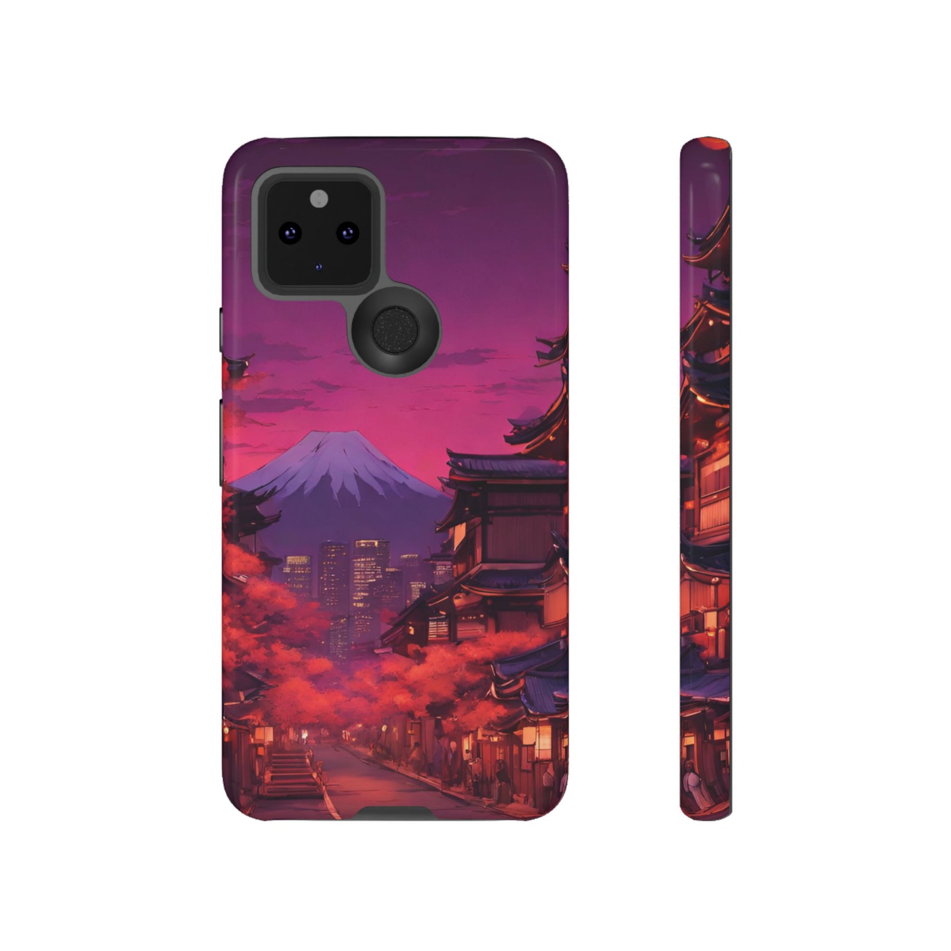 Traditional Japanese Village Countryside-Dual Layer Ultra Tough Phone Case Printify by The Night Shift Automotive Apparel