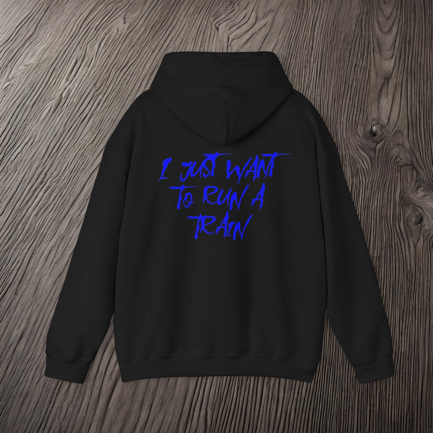 I Just Want To Run A Train-Ultra Soft, Premium Hoodie Printify by The Night Shift Automotive Apparel