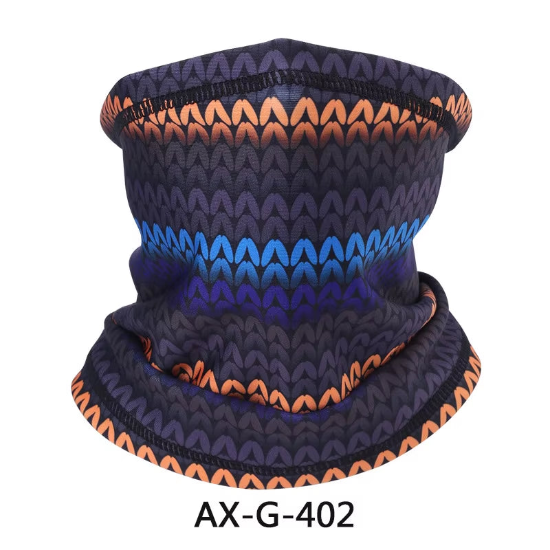 Skull Bandana Fleece Neck Gaiter Half Face Mask