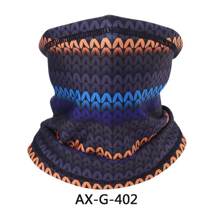 Skull Bandana Fleece Neck Gaiter Half Face Mask