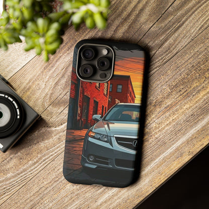 Acura TL Street Life-Dual Layer Ultra Tough Phone Case iPhone 15 Pro Max Matte Printify by The Night Shift Automotive Apparel