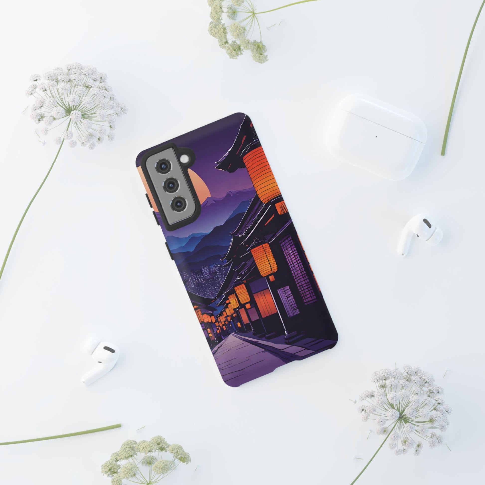 Traditional Japanese Village Countryside-Dual Layer Ultra Tough Phone Case Printify by The Night Shift Automotive Apparel