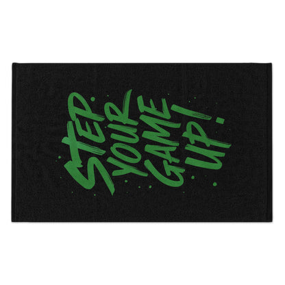 Step Your Game Up-Gym Towel (11x18) Printify by The Night Shift Automotive Apparel
