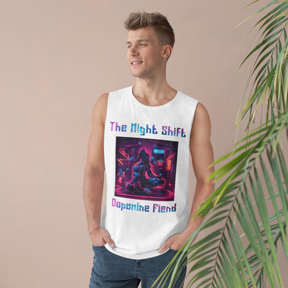 Dopamine Fiend - Premium Unisex Barnard Tank Top Printify by The Night Shift Automotive Apparel