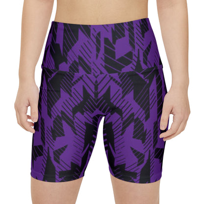 Women's Gym & Fitness Biker Shorts Printify by The Night Shift Automotive Apparel