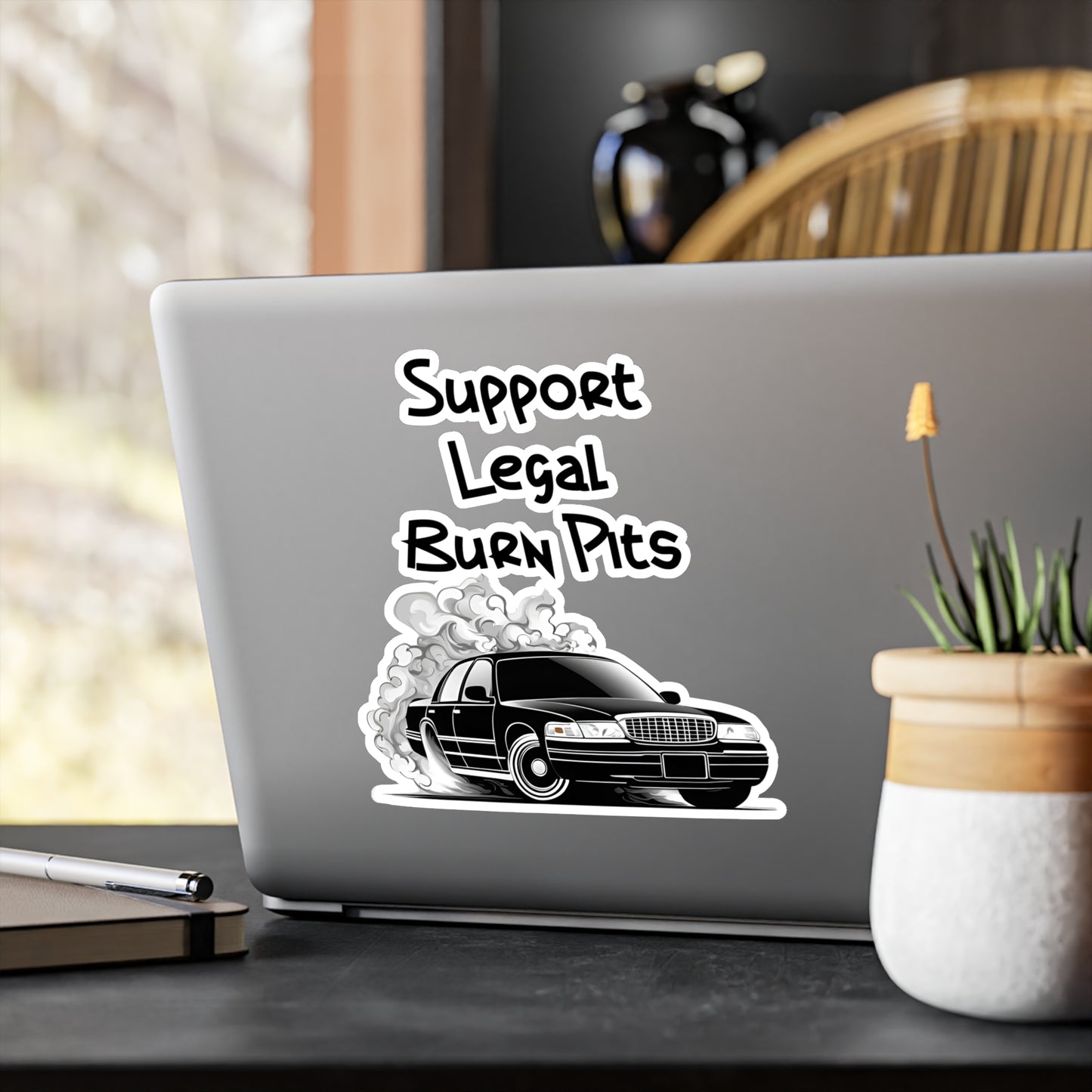 Kiss-Cut Vinyl Decals Printify by The Night Shift Automotive Apparel