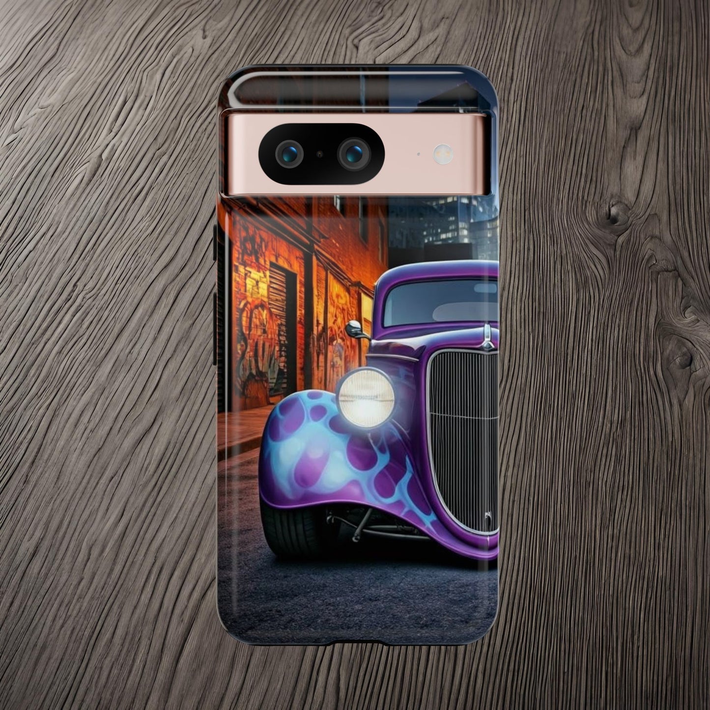 1934 Ford Street Life-Dual Layer Ultra Tough Phone Case Google Pixel 8 Glossy Printify by The Night Shift Automotive Apparel