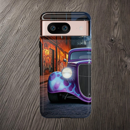 1934 Ford Street Life-Dual Layer Ultra Tough Phone Case Google Pixel 8 Glossy Printify by The Night Shift Automotive Apparel