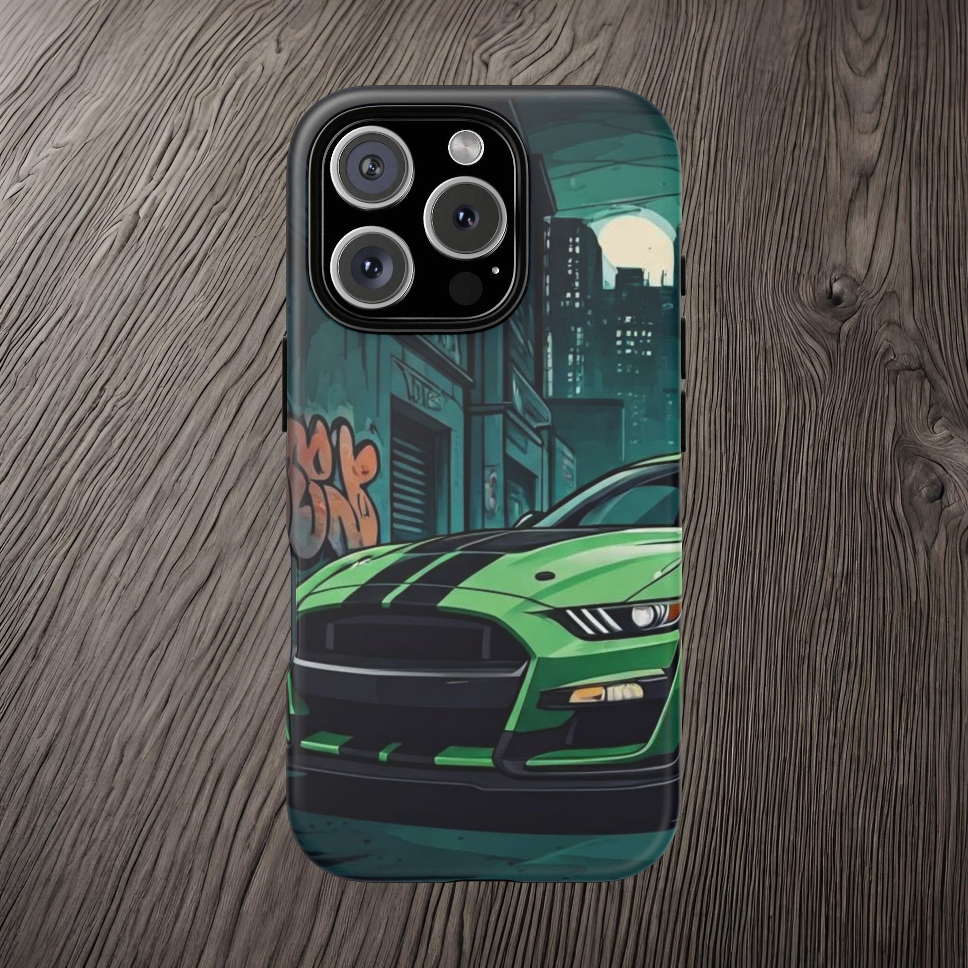 Ford Mustang Shelby GT500 Street Life-Dual Layer Ultra Tough Phone Case Printify by The Night Shift Automotive Apparel