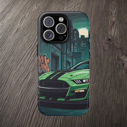 Ford Mustang Shelby GT500 Street Life-Dual Layer Ultra Tough Phone Case Printify by The Night Shift Automotive Apparel