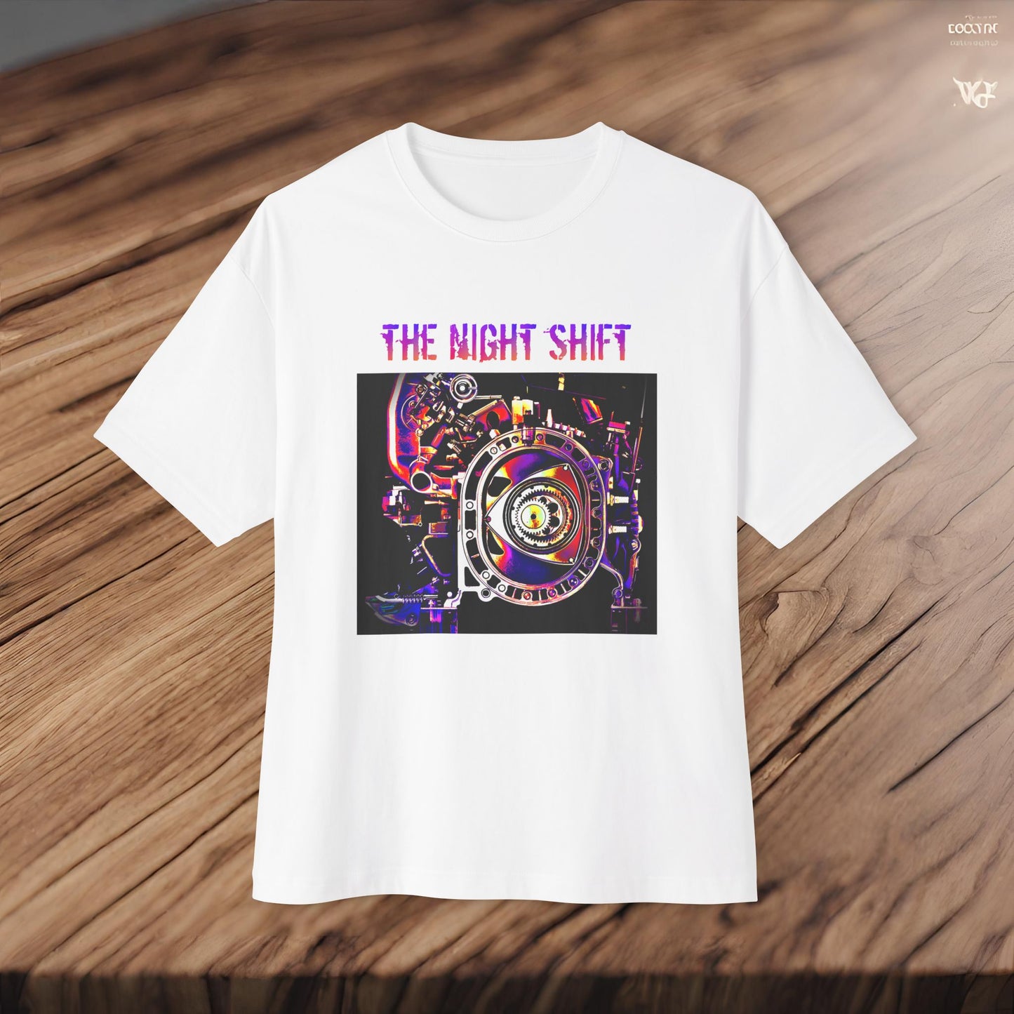 13B-REW Synthwave-Premium, Ultra Soft Unisex Oversized Boxy Tee Printify by The Night Shift Automotive Apparel