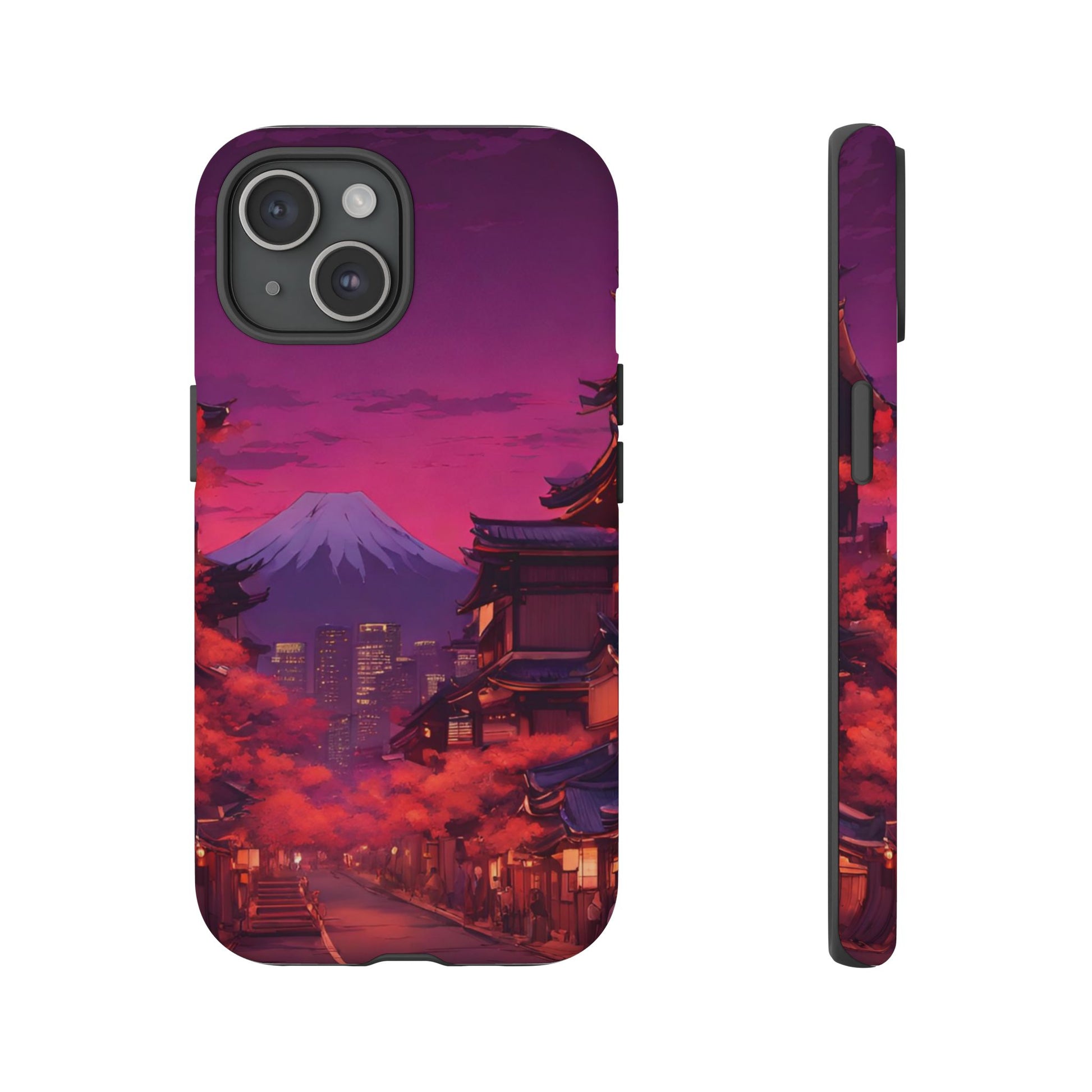 Traditional Japanese Village Countryside-Dual Layer Ultra Tough Phone Case Printify by The Night Shift Automotive Apparel