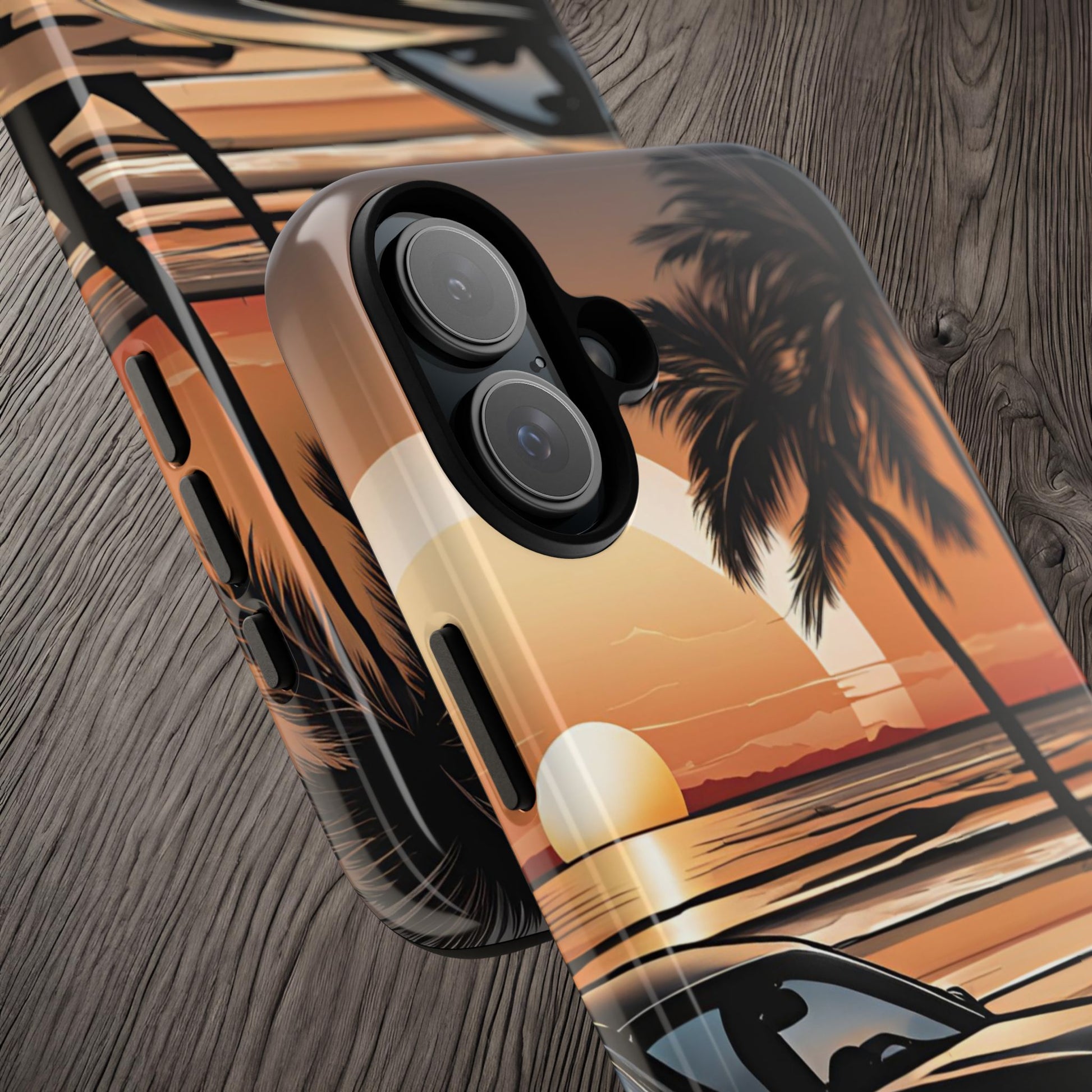 BMW Sunset On The Beach-Dual Layer Ultra Tough Phone Case Printify by The Night Shift Automotive Apparel