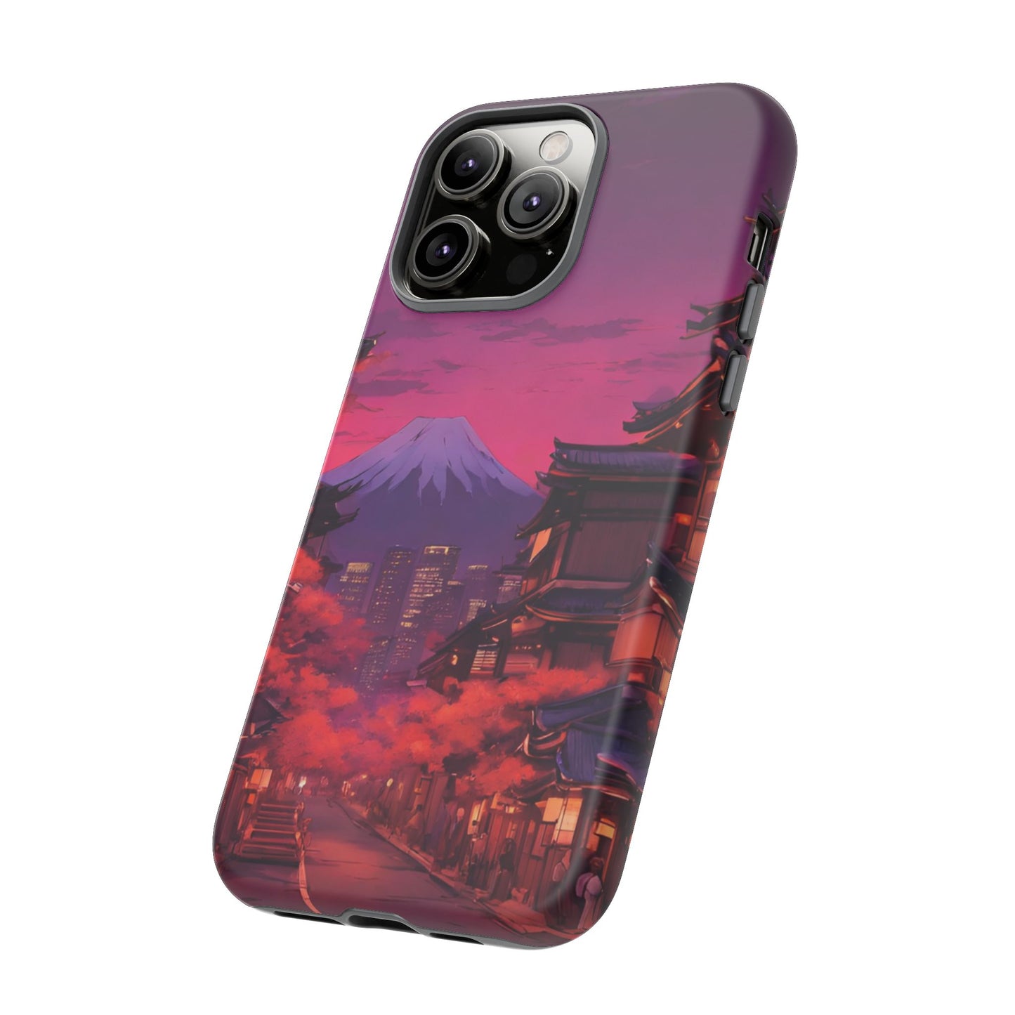 Traditional Japanese Village Countryside-Dual Layer Ultra Tough Phone Case Printify by The Night Shift Automotive Apparel