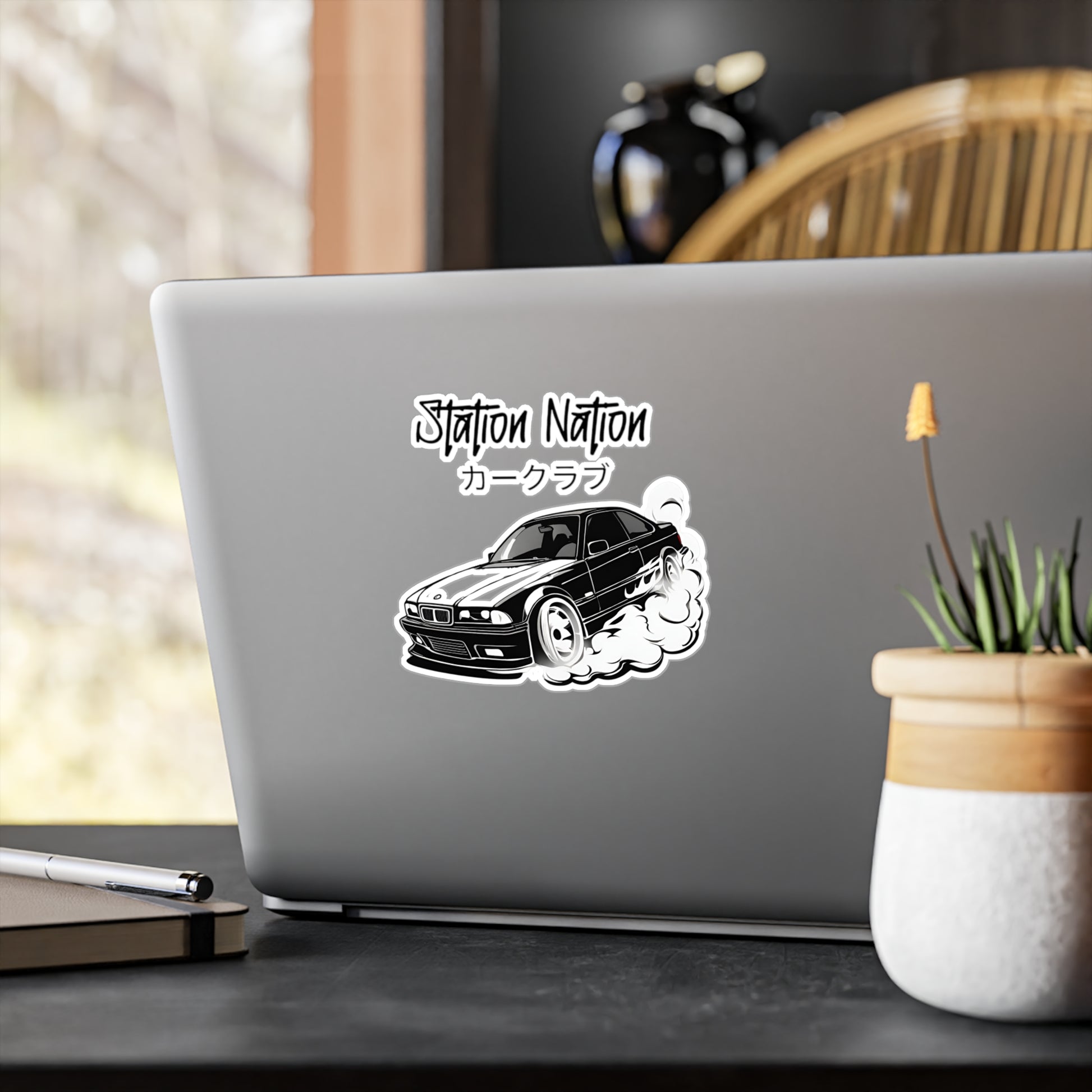 Kiss-Cut Vinyl Decals Printify by The Night Shift Automotive Apparel