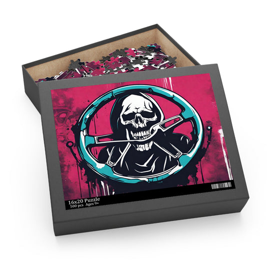 Puzzle (500-Piece) Printify by The Night Shift Automotive Apparel