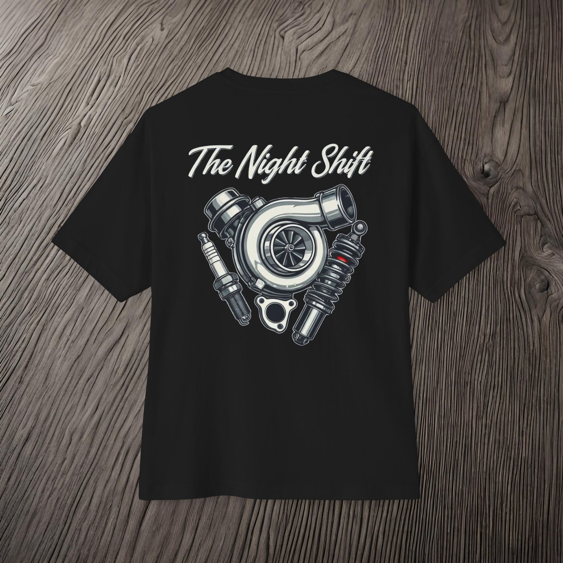 The Night Shift Essentials-Ultra Soft, Premium Unisex Oversized Boxy Tee Printify by The Night Shift Automotive Apparel