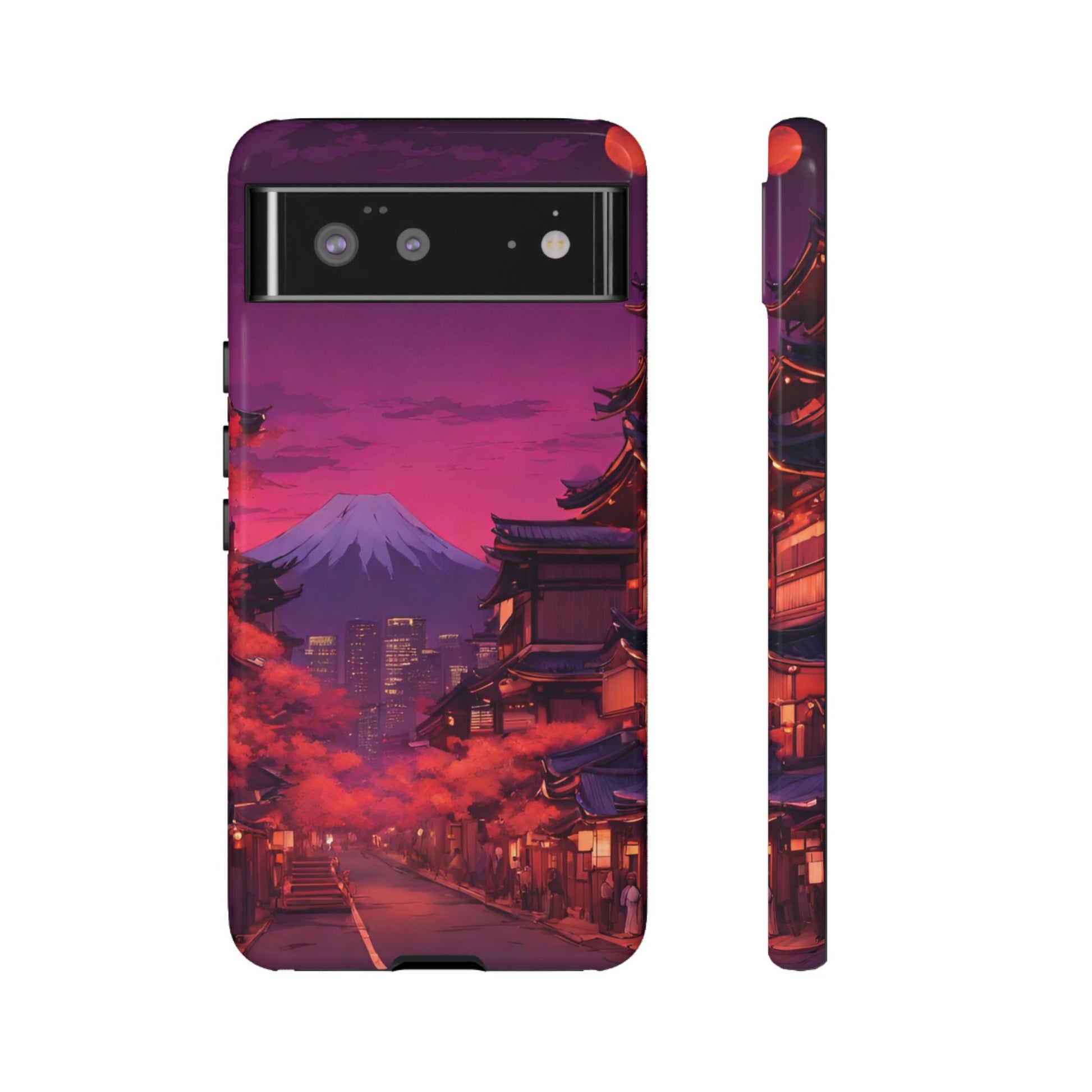 Traditional Japanese Village Countryside-Dual Layer Ultra Tough Phone Case Printify by The Night Shift Automotive Apparel