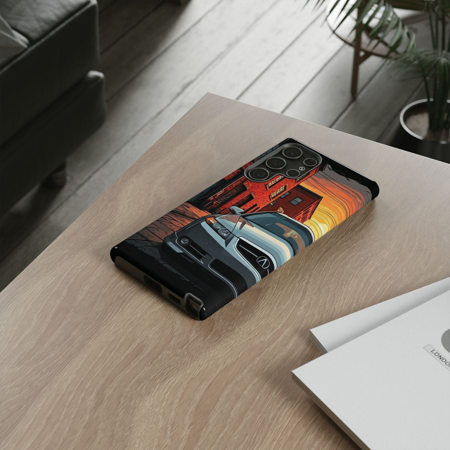 Acura TL Street Life-Dual Layer Ultra Tough Phone Case Samsung Galaxy S22 Ultra Glossy Printify by The Night Shift Automotive Apparel