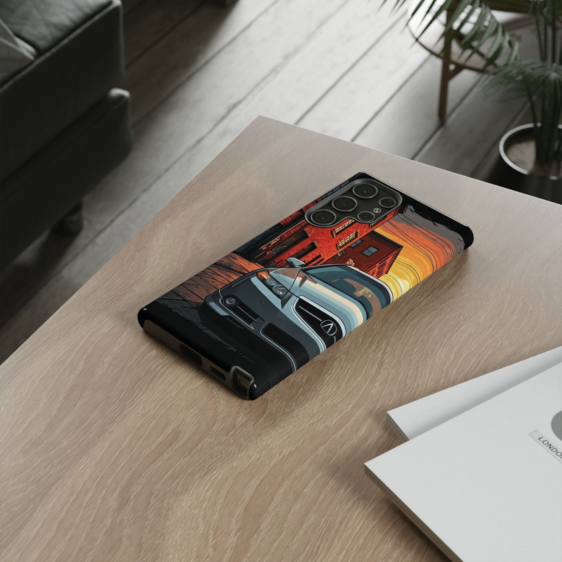 Acura TL Street Life-Dual Layer Ultra Tough Phone Case Samsung Galaxy S22 Ultra Glossy Printify by The Night Shift Automotive Apparel