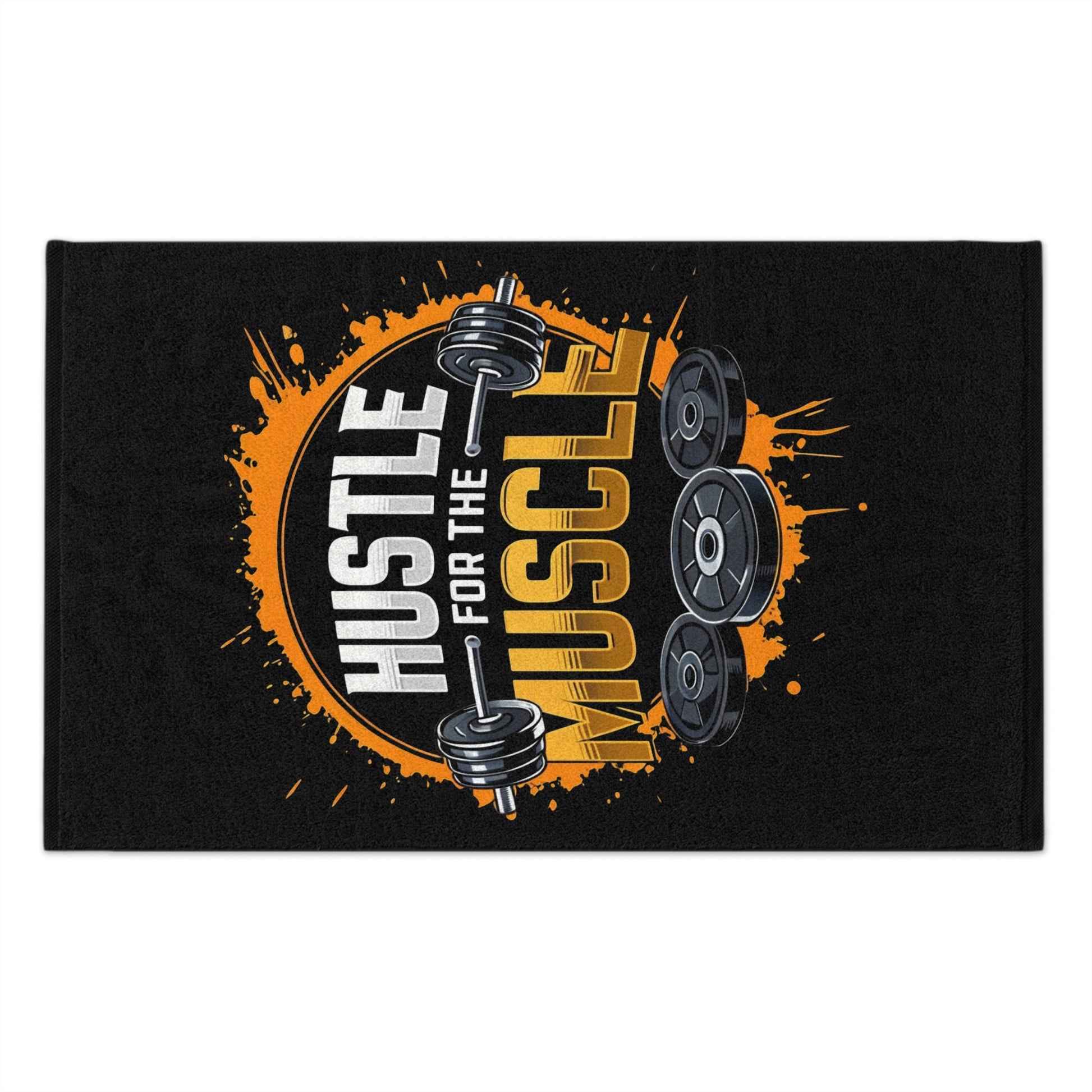 Hustle For The Muscle-Gym Towel( 11x18) Printify by The Night Shift Automotive Apparel