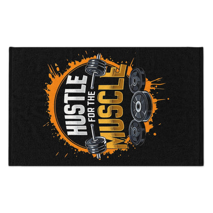 Hustle For The Muscle-Gym Towel( 11x18) Printify by The Night Shift Automotive Apparel