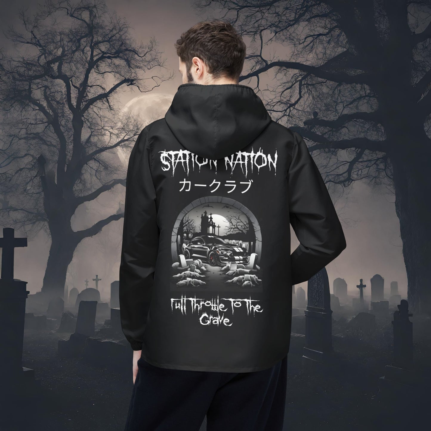 🎃 HALLOWEEN LIMITED EDITION Ford Mustang-Windbreaker Jacket