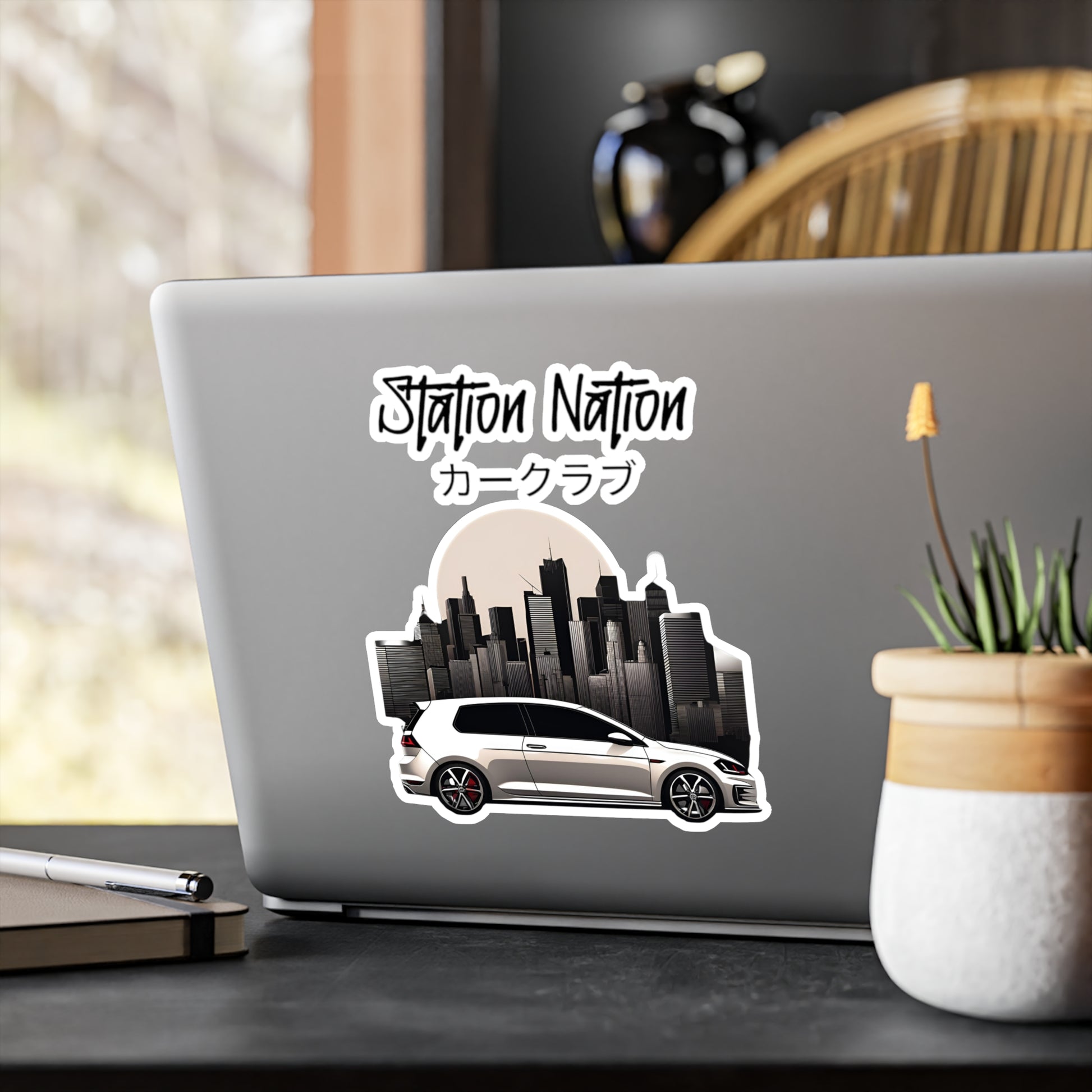 Kiss-Cut Vinyl Decals Printify by The Night Shift Automotive Apparel