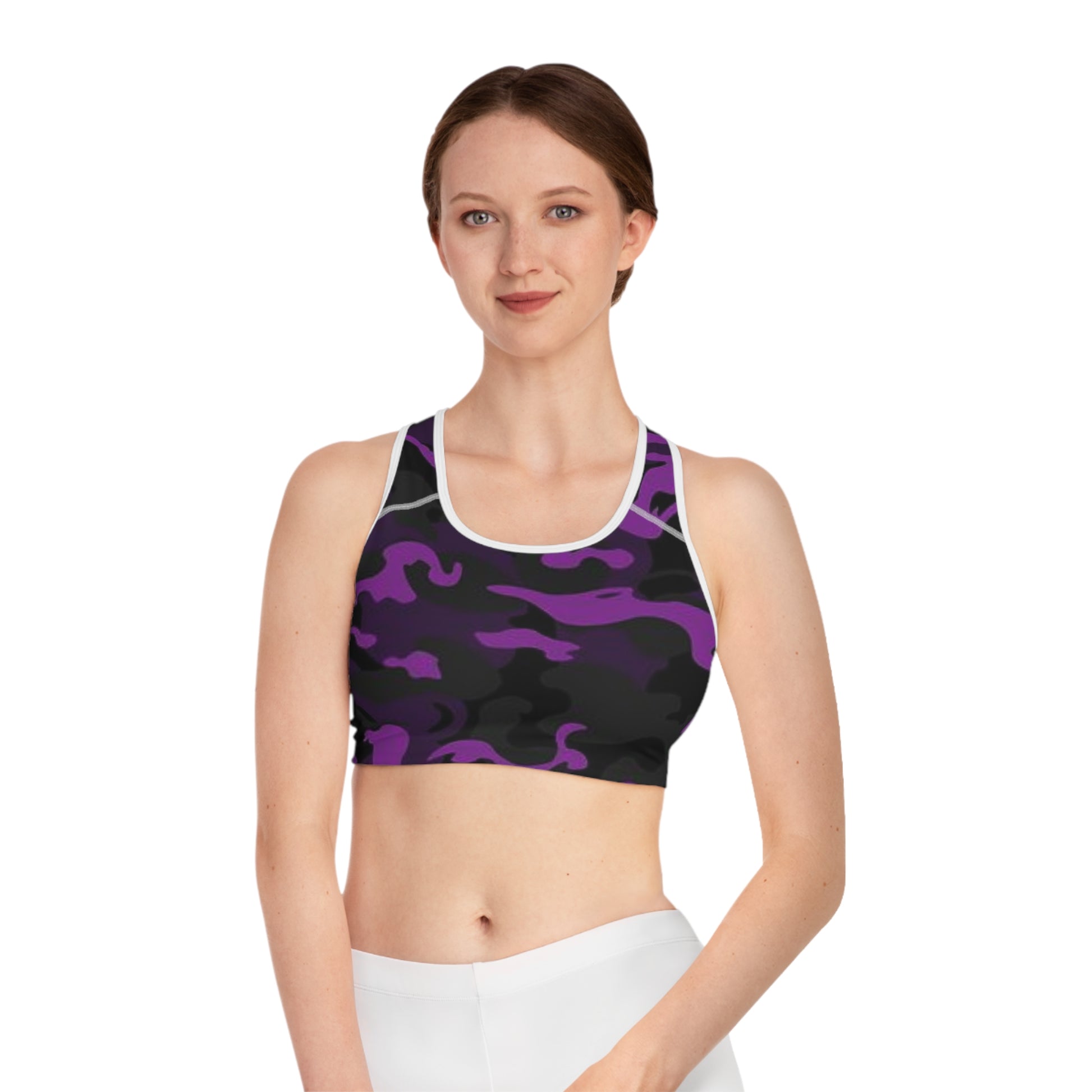 Women's Sports Bra Printify by The Night Shift Automotive Apparel