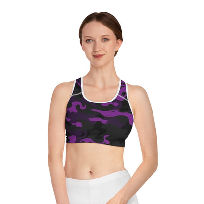 Women's Sports Bra Printify by The Night Shift Automotive Apparel